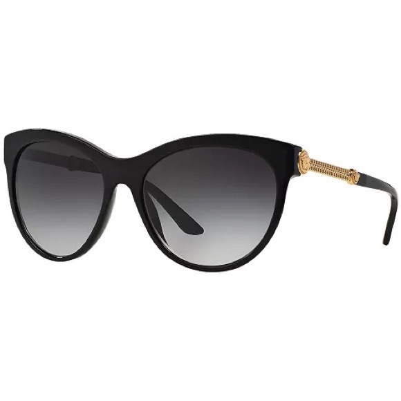 VERSACE BLACK MEDUSA CAT EYE SUNGLASSES VE4292 - Picture 3 of 7